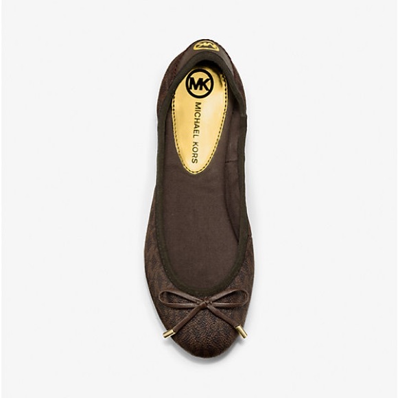 Michael Kors Shoes - MICHAEL KORS Logo Ballet Flats